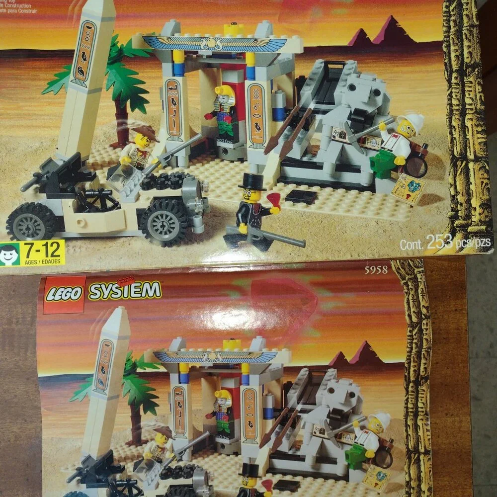 Like new Lego Mummy's Tomb Egyptian with original box and instructions, retired